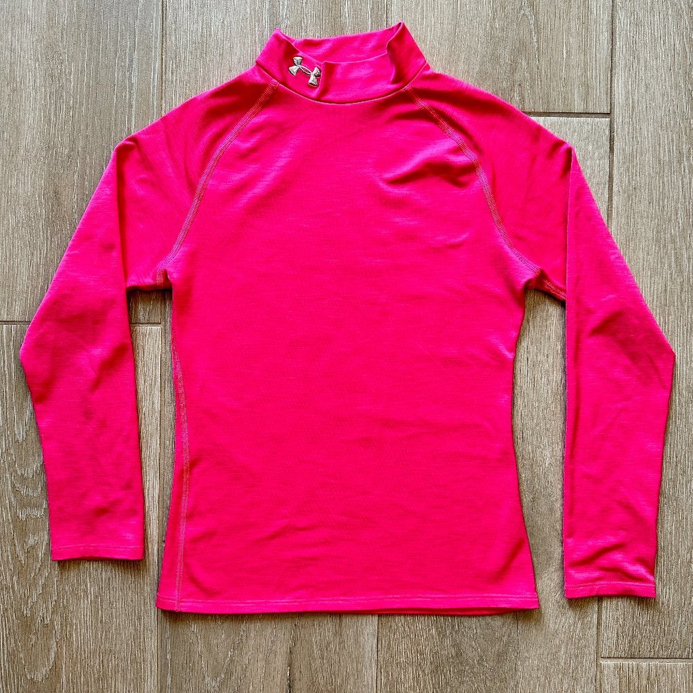 Girls hot pink coldgear base layer